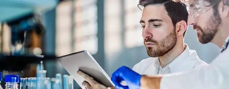 Nurse Analyzing Medical Charts